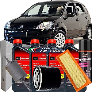 Kit Revisao Oleo 5w30 Motorcraft E Filtros - Ford Fiesta 1.0 Supercharger 2002 2003 2004 2005 2006 2007
