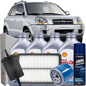 Kit Revisao Troca De Oleo 5w30 Para Hyundai Tucson 2.0 16V Flex 2013 2014 2015 2016