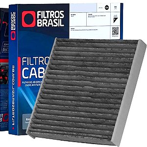 Filtro De Cabine Ar Condicionado Com Carvão Ativado Filtros Brasil Fiat Palio Siena Idea