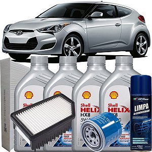 Kit Revisao Oleo 5W30 Veloster 1.6 16V Gasolina 2011 2012 2013 2014
