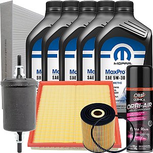 Kit Revisao Oleo 5w30 Mopar Fiat Argo Cronos 1.8 16V E-torq 2017 2018 2019 2020 2021