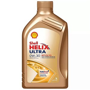 Óleo De Motor Shell Helix Ultra 0W30 ECT C2 C3 100% Sintético Vw 504 507 - 1 Litro