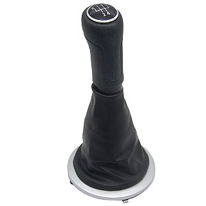 Kit Coifa E Manopla Bola De Cambio Para Vw Gol Voyage Saveiro G5 Fox 5 Marchas Manual