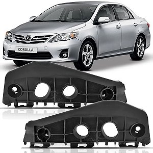 Par De Guia Suporte Parachoque Lado Direito Esquerdo Nat Para Toyota Corolla 2012 Até 2014