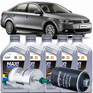 Troca de óleo VW 5W40 e filtros para Jetta 2.0 TSi de 2010 até 2013