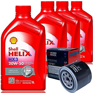 Kit Troca de óleo 20W50 - Gol Voyage Saveiro Escort Verona Del Rey - motor CHT