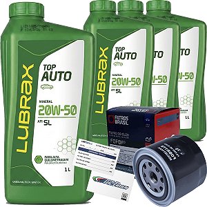 Kit Troca de óleo 20W50 - Gol Voyage Saveiro Escort Verona Del Rey - motor CHT
