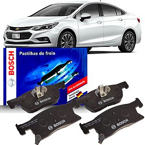 Jogo De Pastilha Freio Dianteira Bosch GM Cruze 1.4 Turbo De 2017 Em Diante