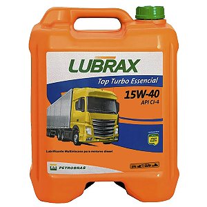 Óleo Motor 15w40 Top Turbo Essencial Lubrax 20 Litros Para Motores A Diesel