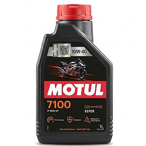 Oleo De Motor Moto Motocicleta Esportiva Big Trail Motul 7100 10W40 4T 100% Sintético API SP