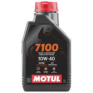 Oleo De Motor Moto Motocicleta Esportiva Big Trail Motul 7100 10W40 4T 100% Sintético API SN