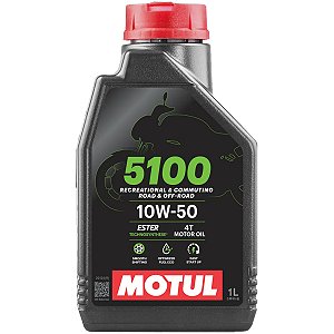 Oleo De Motor Lubrificante Moto Motul 5100 10W50 4T Technosynthese API SP JASO MA2