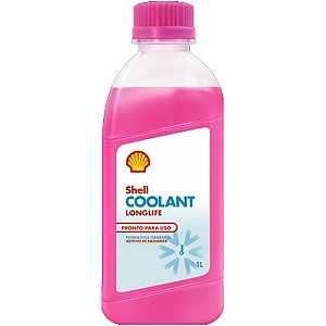 Aditivo Liquido De Arrefecimento Do Radiador Shell Coolant Longlife Pronto Para Uso - 1 Litro