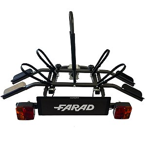 Transbike Para Engate Reboque Farad Grana 2 Bicicletas Porta Bike Bicilceta Suporte Veicular
