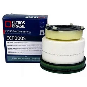 FILTRO DE COMBUSTIVEL FILTROS BRASIL ECFB005 - FORD RANGER DIESEL DE 2012 ATÉ 2020