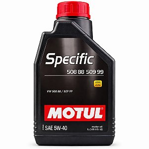 Oleo De Motor Lubrificante Motul SAE 5W40 Specific Vw 508 88 509 99 Api Sn 100% Sintético