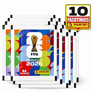 Kit Com 10 Envelope Com 70 Figurinhas Album Copa Do Mundo 2026 Fifa World Cup 2026