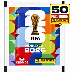 Kit Com 50 Envelope Com 350 Figurinhas Album Copa Do Mundo 2026 Fifa World Cup 2026
