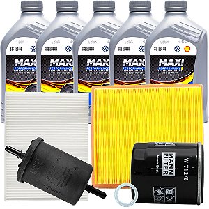 Kit Troca de Óleo Platinum 5W30 + Filtros Gol Voyage Saveiro 1.6 16V MSI
