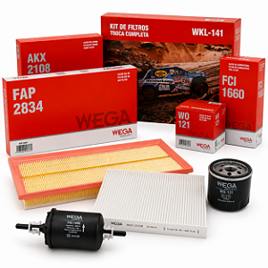 Kit Troca Completa de Filtros Wega WKL-141 Fiat Toro Jeep Commander Compass Renegade