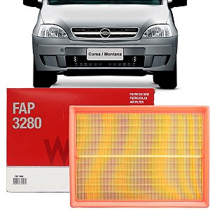 Filtro de Ar Motor Wega FAP3280 Chevrolet Corsa Meriva Montana