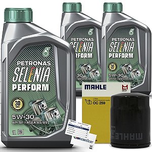Kit Troca De Oleo Selenia 5W30 100% Sintético E Filtro Para Fiat Palio Siena Strada Punto Uno Idea Fire