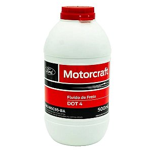 Fluido De Freio Original Ford Motorcraft Dot4 Frasco 500ml J2MJM6C65BA Cor Vermelha - Fiesta Ka Ecosport Focus Fusion Courier