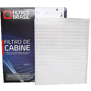 Filtro De Cabine Filtros Brasil FB308 - Volkswagen Vw Jetta Passat Golf Tiguan Novo Fusca Audi A3 Q3