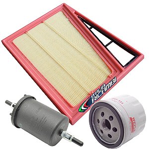  Kit filtros de ar óleo e combustível - Fiat Argo Cronos Mobi Uno 1.0 3 cilindros 1.3 Firefly
