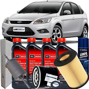 Kit Revisão Óleo 5w30 Ford Motorcraft E Filtros - Ford Focus 1.6 16V Sigma 2009 2010 2011 2012 2013