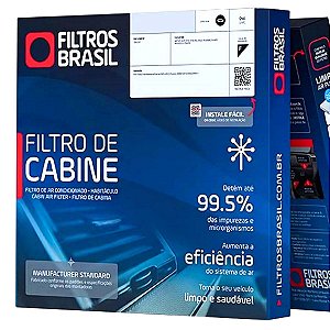 Filtro de cabine ar condicionado FB701 - GM Vectra de 2006 em diante e Astra de 1999 em diante