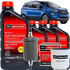 Kit Revisão Ford - 50.000 km 60 meses - Ford Ecosport 1.5 12V Dragon 2017 em diante