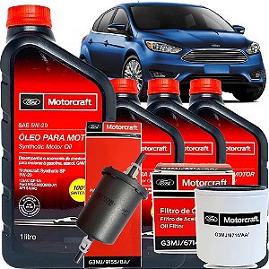 Kit revisão Ford - 50.000 km 60 meses - Ford Focus 1.6 16V de 2013 em diante