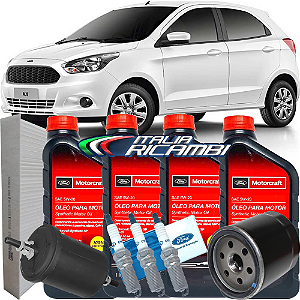 Kit 6ª Revisão 60.000 Km Ford Ka 1.0 12v 3 Cilindros 2014 2015 2016 2017 2018 2019 2020 2021