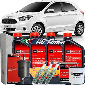 Kit 6ª Revisão 60.000 Km Ford Ka 1.0 12v 3 Cilindros 2014 2015 2016 2017 2018 2019 2020 2021