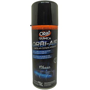 Limpa Ar Condicionado Spray Higienizador Orbi Fragrância Classic 200ml Com Válvula Tipo Granada