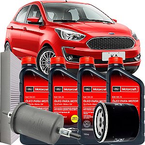 Kit 10ª Revisão 100.000 Km Ford Ka 1.5 12V 3 Cilindros Dragon 2018 2019 2020 2021