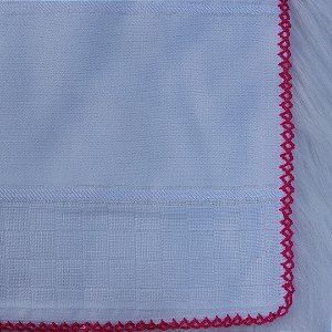 Fraldinha Estrela Crochet 25X40 1 Unidade Cor Pink