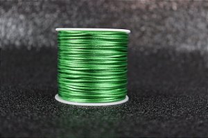 Cd001-1Mm-Cordão De Cetim Verde Escuro /154