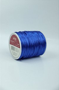 Cd001-2Mm-Cordão De Cetim Azul Royal /011