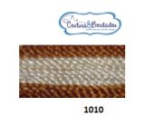 Linha Polycron Mesclada Para Bordar 100% Viscose Cones De 3 Mil Metros Cor 1010