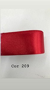 Fita De Cetim Numero 9 Progresso Cf009 Cor 209 Vermelho