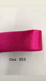 Fita De Cetim Numero 9 Progresso Cf009 Cor 303 Pink