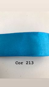 Fita De Cetim Numero 1 Progresso Cf001 Cor 213 Azul Turquesa