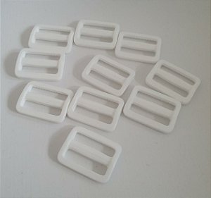 Regulador De Plástico Branco 30Mm - 10 Unidades