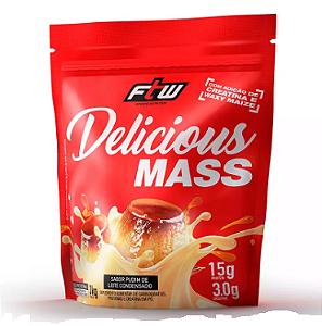 HIPERCALÓRICO DELICIOUS MASS  3KG  PUDIM DE LEITE CONDENSADO