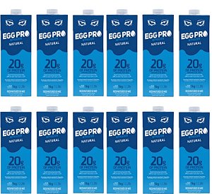 Clara de Ovo Pasteurizada EGG PRO (Kit com 12 Litros)