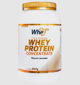 CLEAN WHEY PROTEIN CONCENTRADO SEM SABOR 900GR