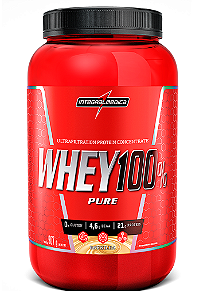 100% WHEY PROTEIN PURE 900GR BAUNILHA INTEGRALMÉDICA