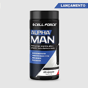 ALPHA MAN 60 CAPS (TESTOSTERONE BOOSTER, LIBIDO ENHANCER) -  CELL FORCE
